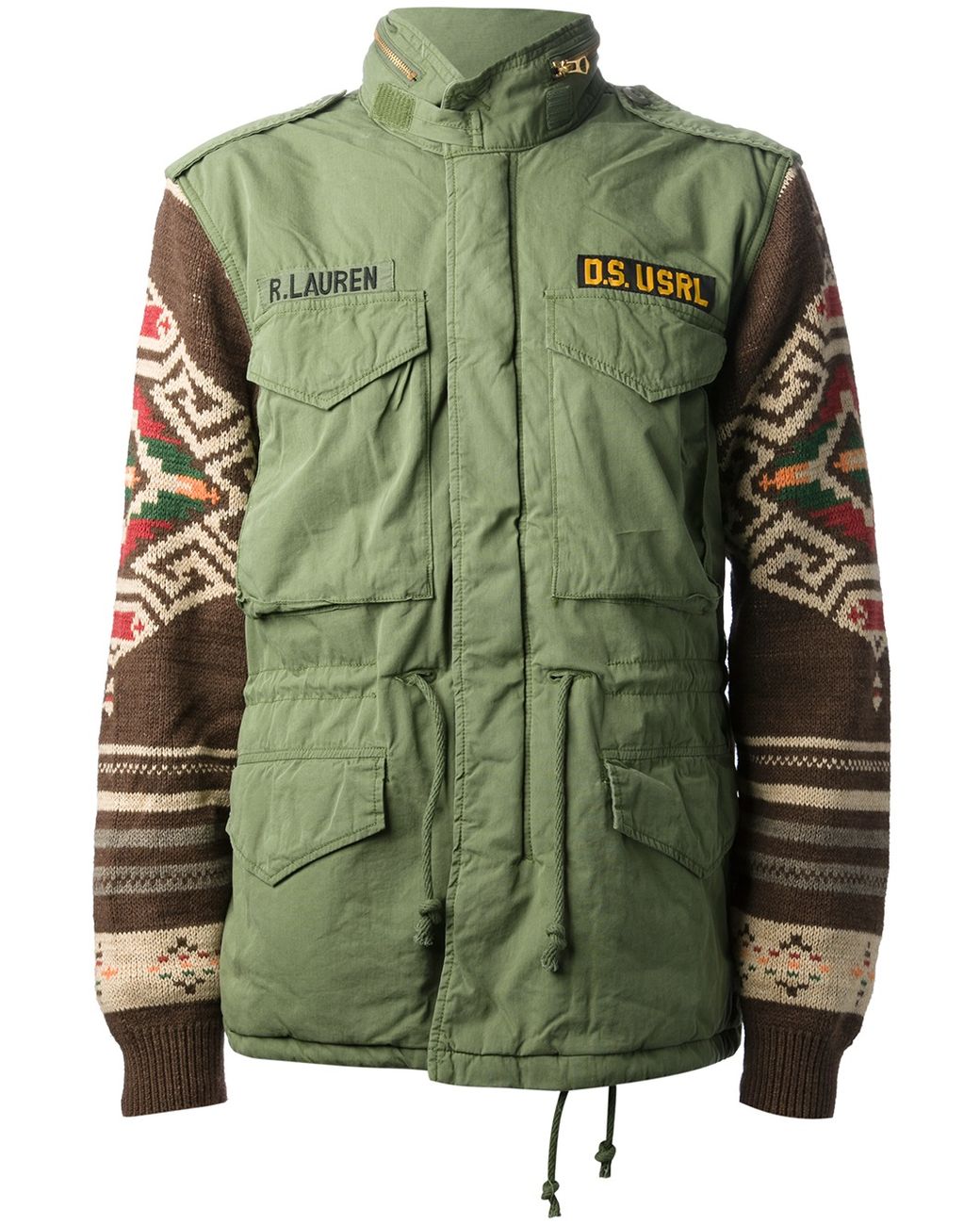 Ralph Lauren Sleeveless Military Jacket in Green for Men Lyst