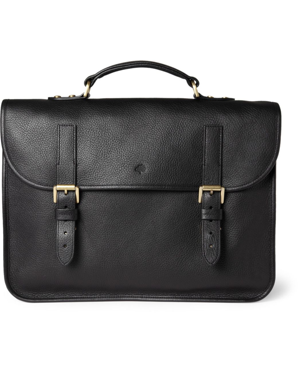 Mulberry Elkington Leather Briefcase in Black for Men | Lyst UK