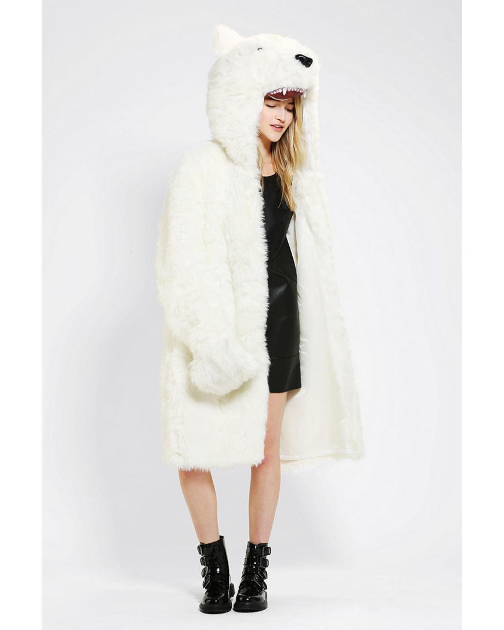 Urban Outfitters Polar Bear Coat Costume in White | Lyst