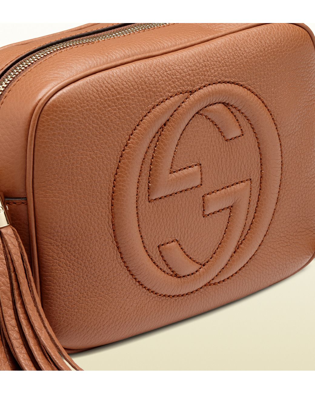 Gucci Soho Leather Disco Bag in Brown Lyst UK