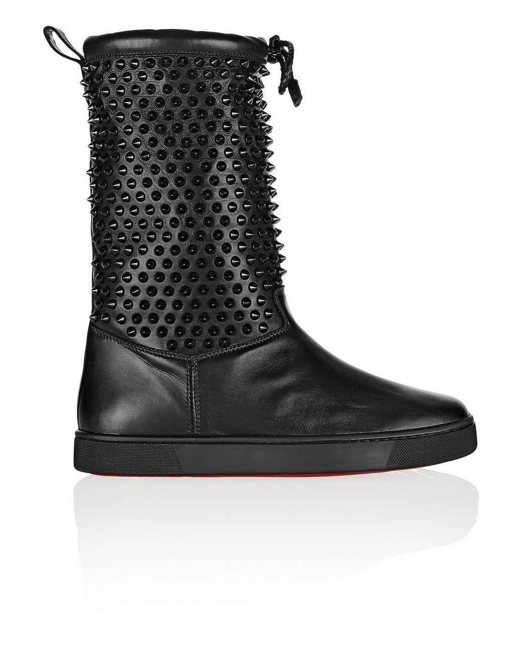 louboutin boots with spikes
