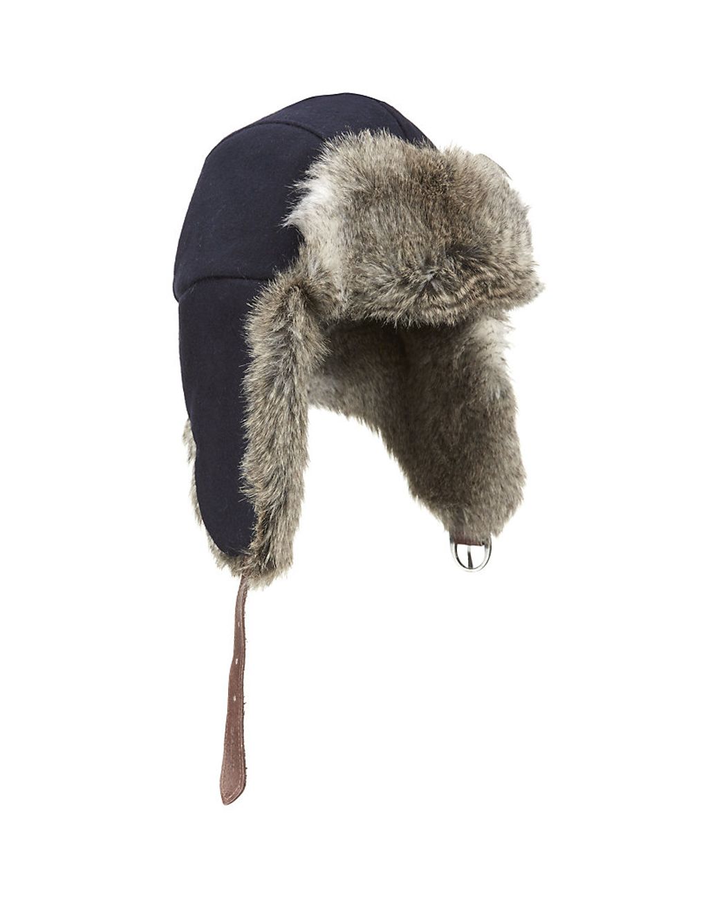 GANT Faux Fur Trapper Hat in Blue for Men | Lyst Canada
