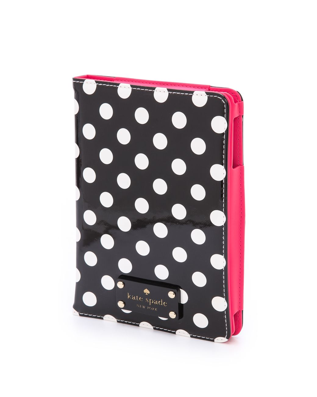 Kate Spade Ipad Mini Folio Case Black Cream Lyst