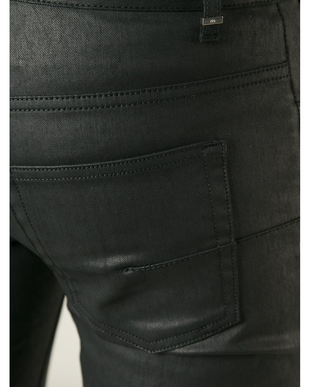 【Dior homme】09aw Black coating DENIM 28 Dior Homme SS08 Radioactive Metallic Wax Black Denim Jeans | eBay UK