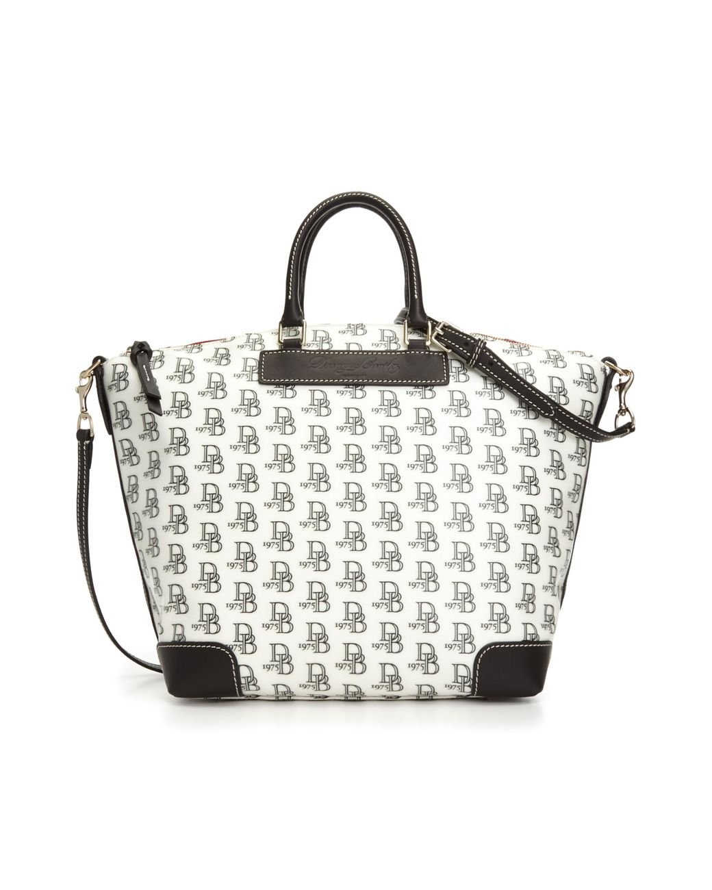 Dooney Bourke Signature DB 75 Vanessa Satchel in White Lyst