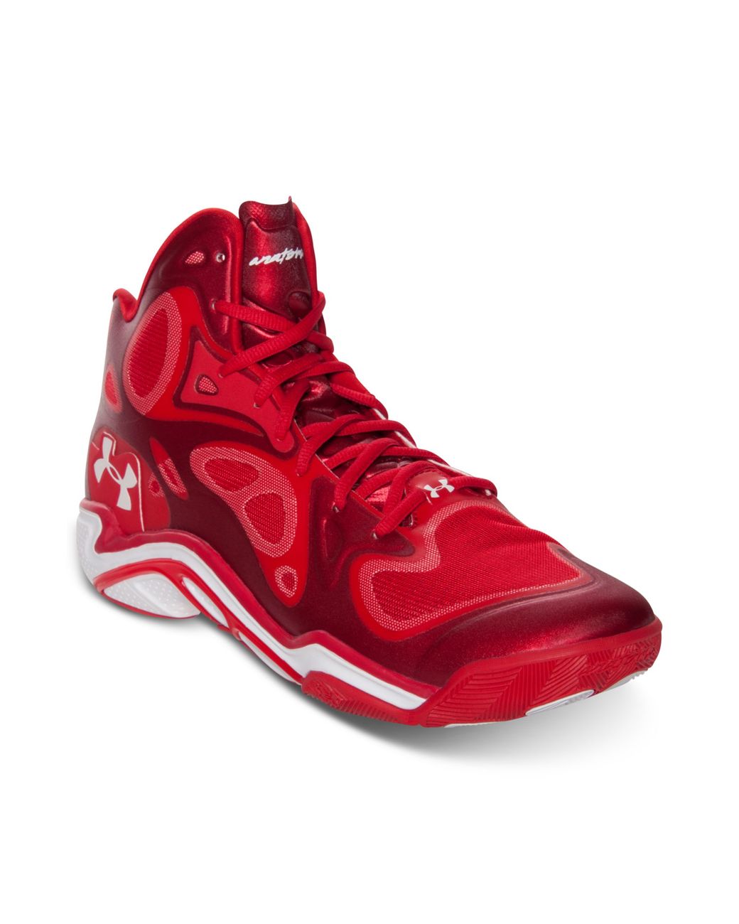 Under Armour Mens G Anatomix Spawn Basketball Sneakers Finish Line Red for Men | Lyst