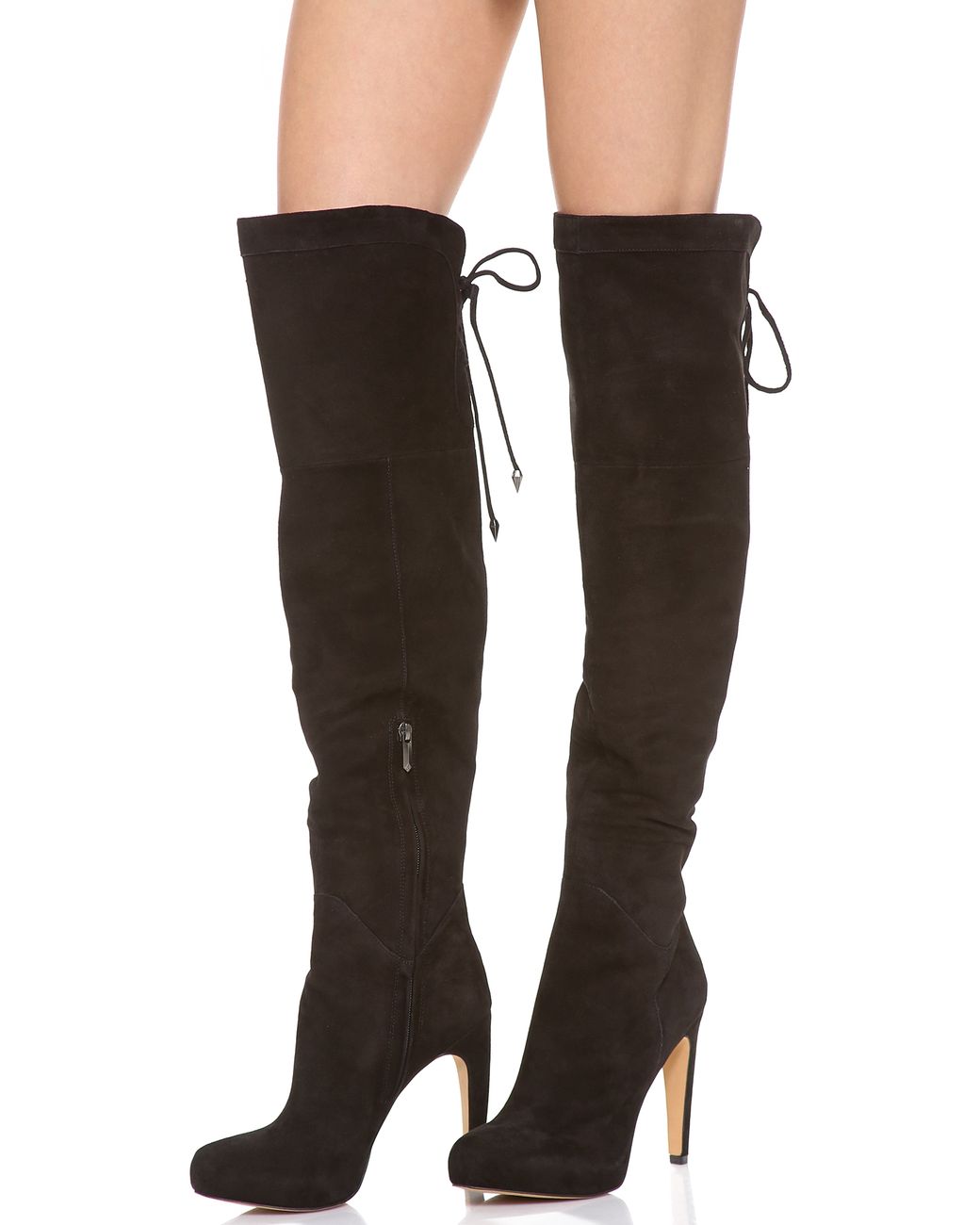 Sam Edelman Kayla Over The Knee Boots in Black | Lyst