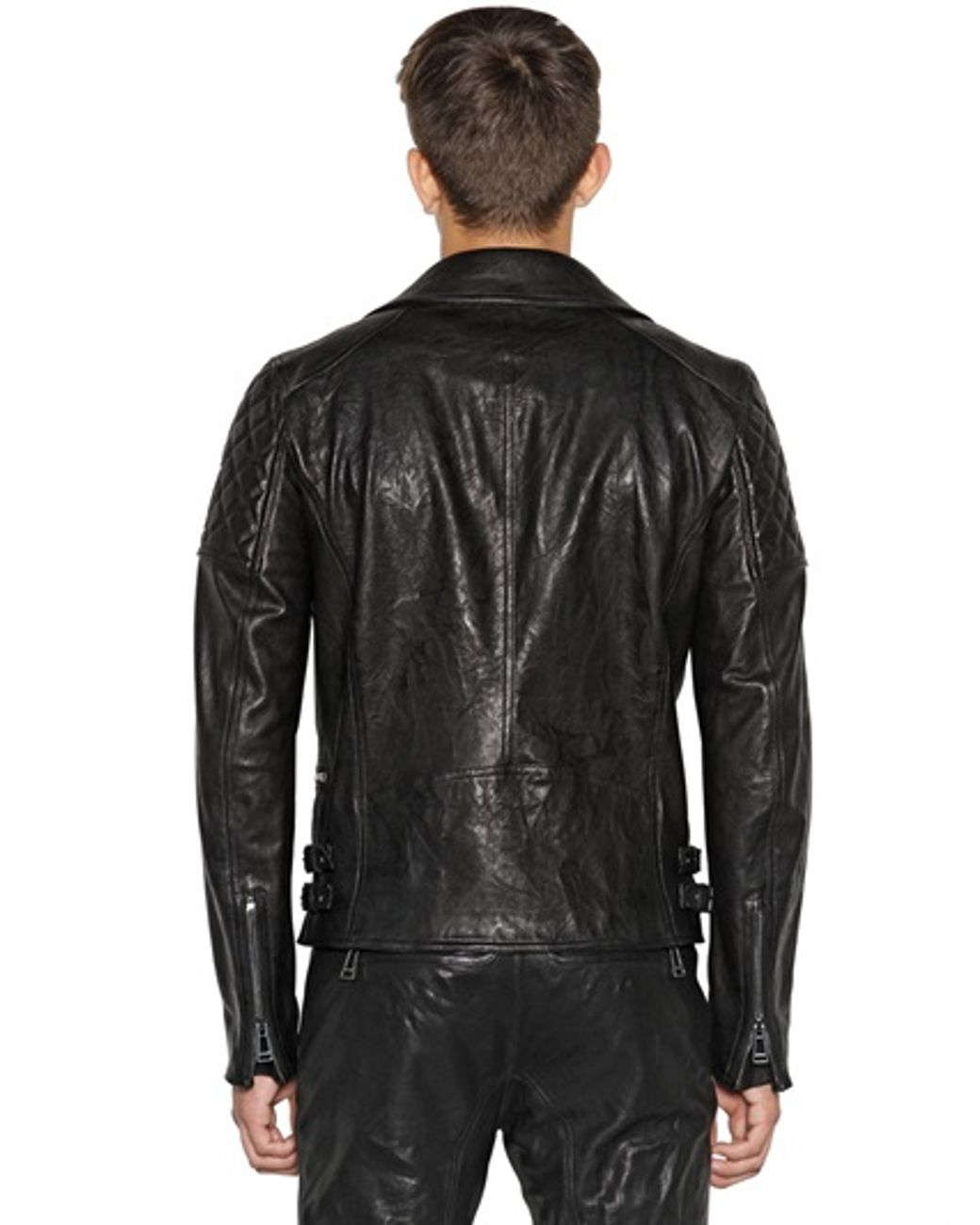 Belstaff Thornwood Leather Biker Jacket in Black for Men | Lyst UK