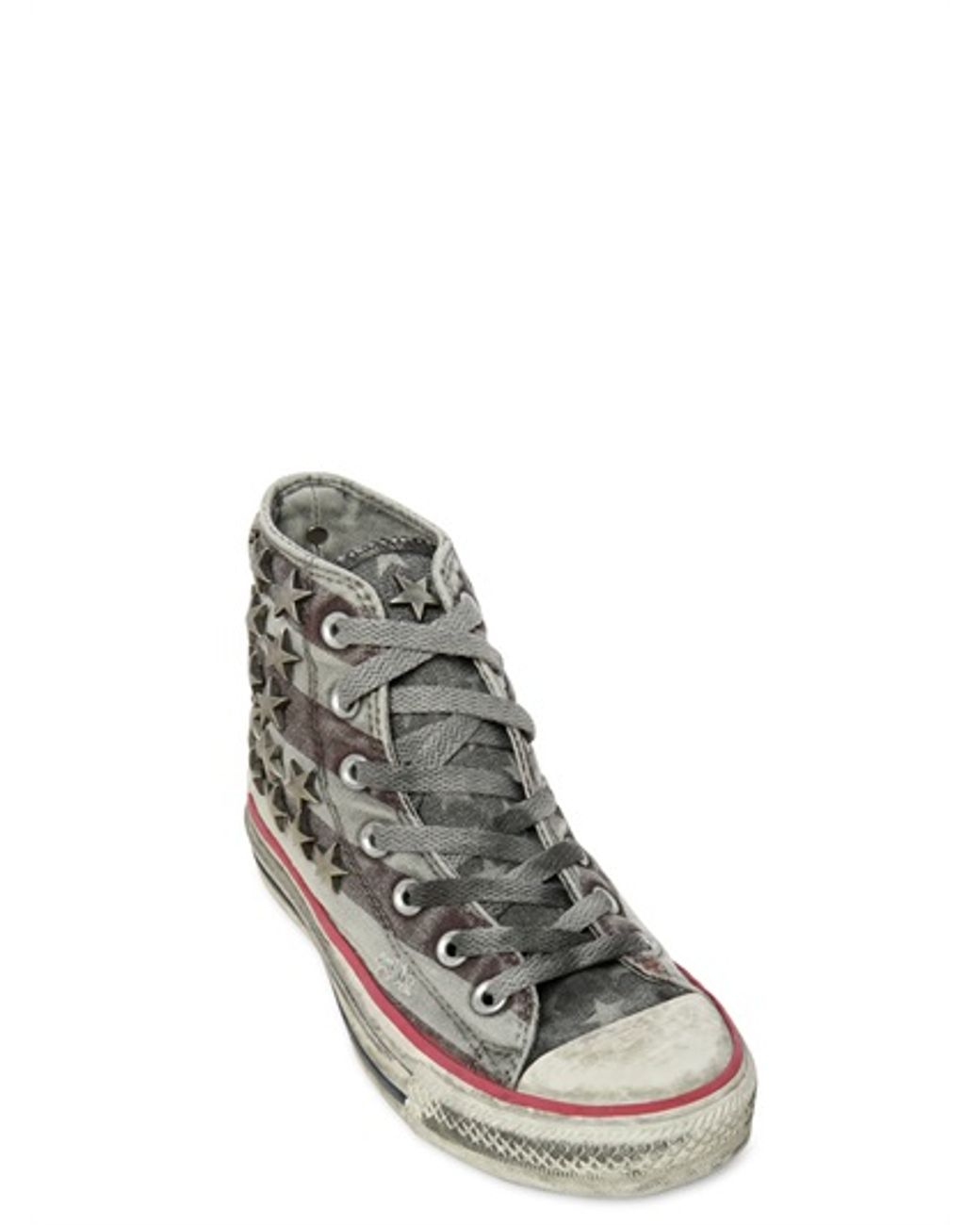 Converse Limited Edition Distressed Low Sneakers in Blue/Red/White (Gray)  for Men | Lyst