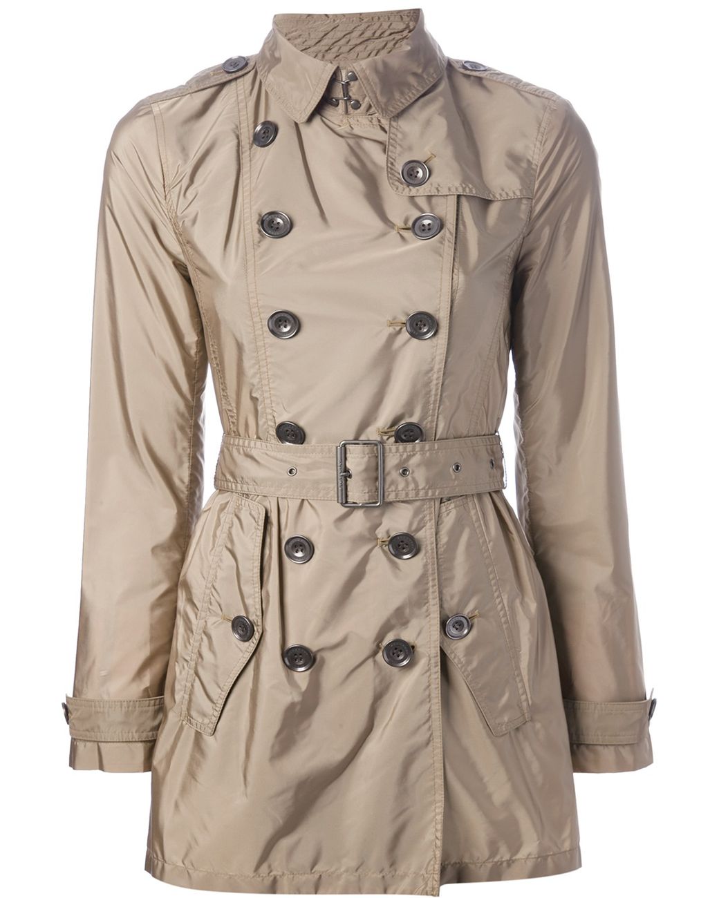 vil gøre parade Potentiel Burberry Brit Lightweight Trench Coat in Natural | Lyst