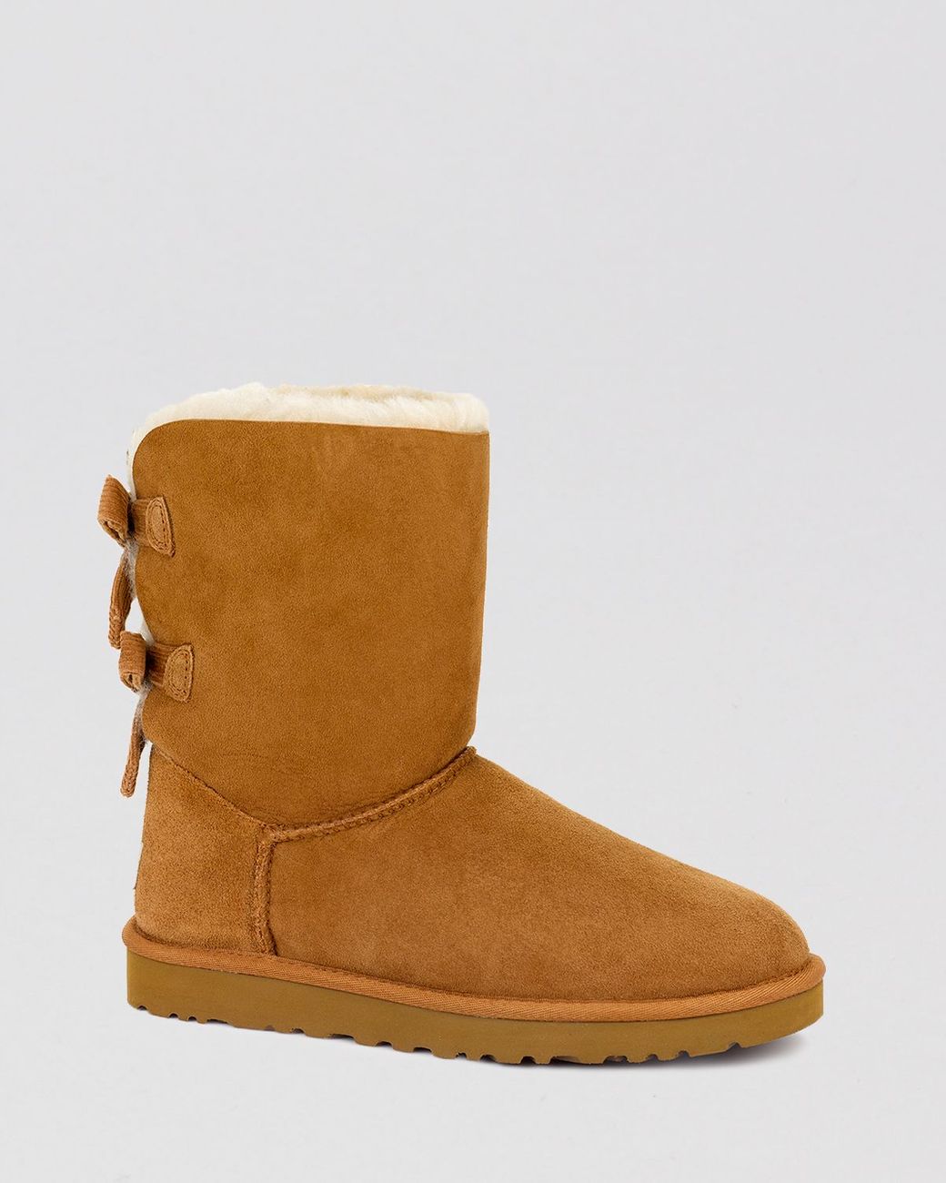 UGG Boots - Bailey Bow Corduroy in Brown | Lyst