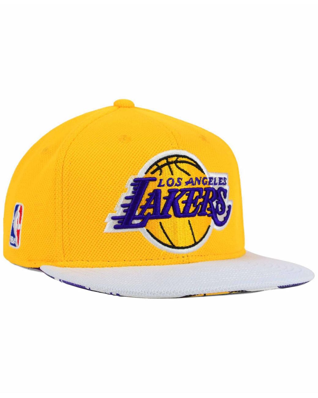 adidas Los Angeles Lakers 2015 Nba Draft Snapback Cap in Yellow for Men |  Lyst