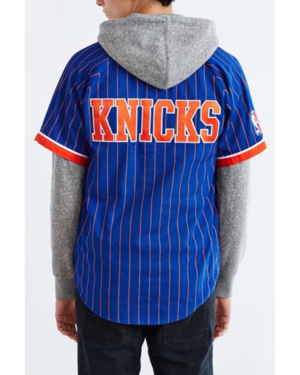 Men's New York Knicks John Starks Mitchell & Ness Blue Hardwood