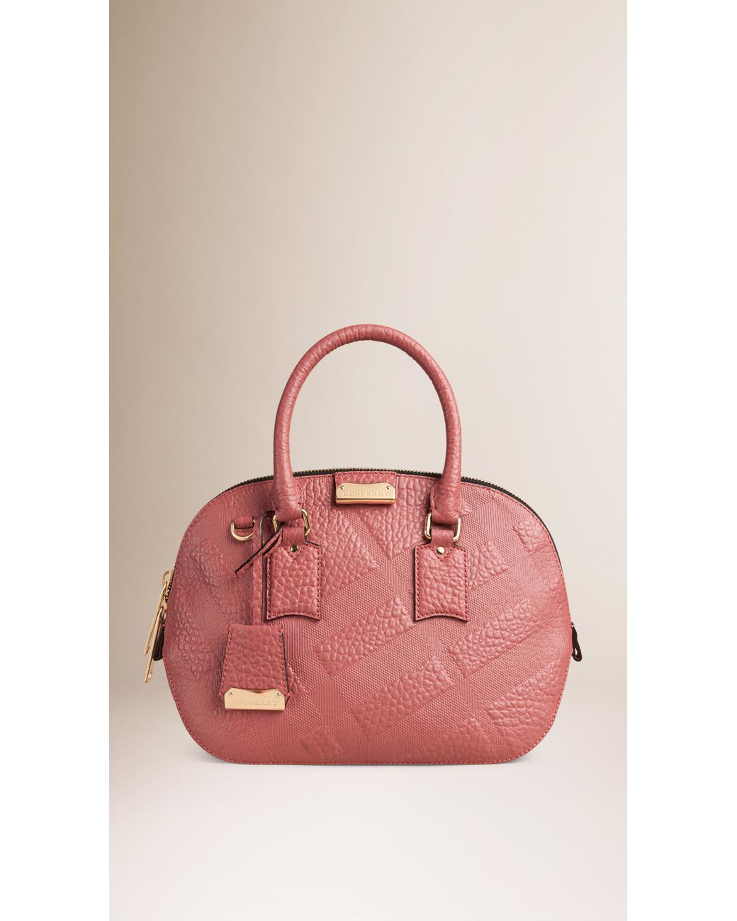 Burberry Embossed Check 'orchard' Bag | Lyst