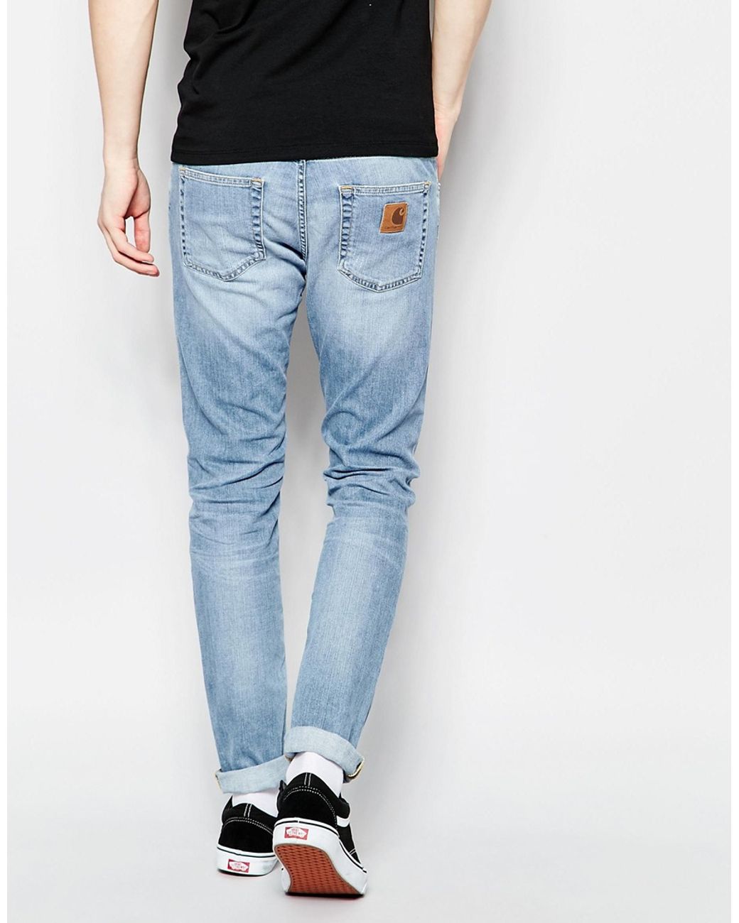 Carhartt WIP Rebel Slim Jeans in Blue for Men | Lyst