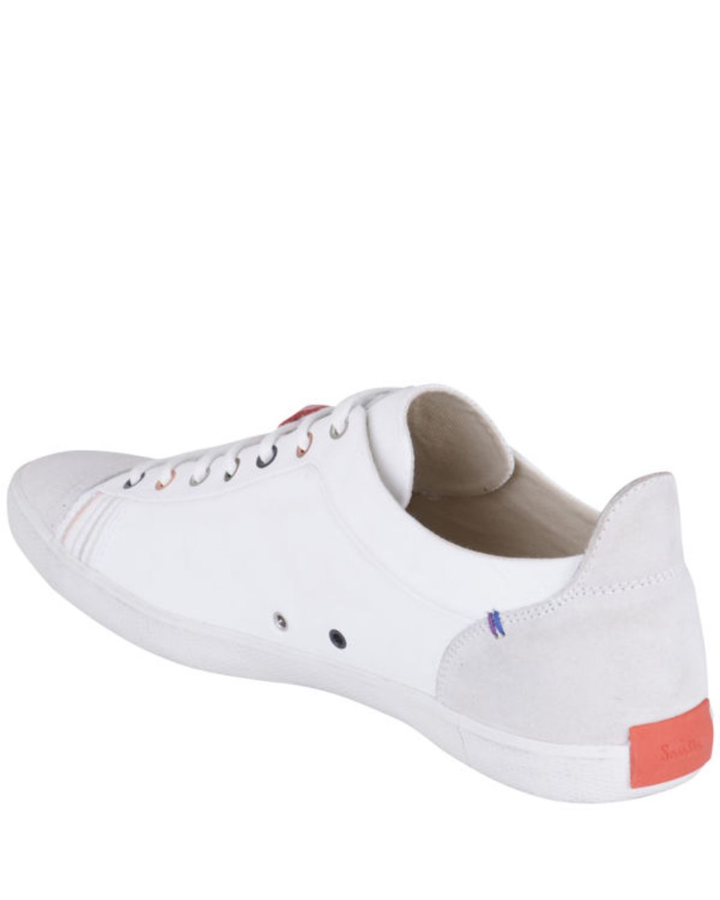 Paul Smith Mens Vestri Leather Trainers in White for Men | Lyst UK
