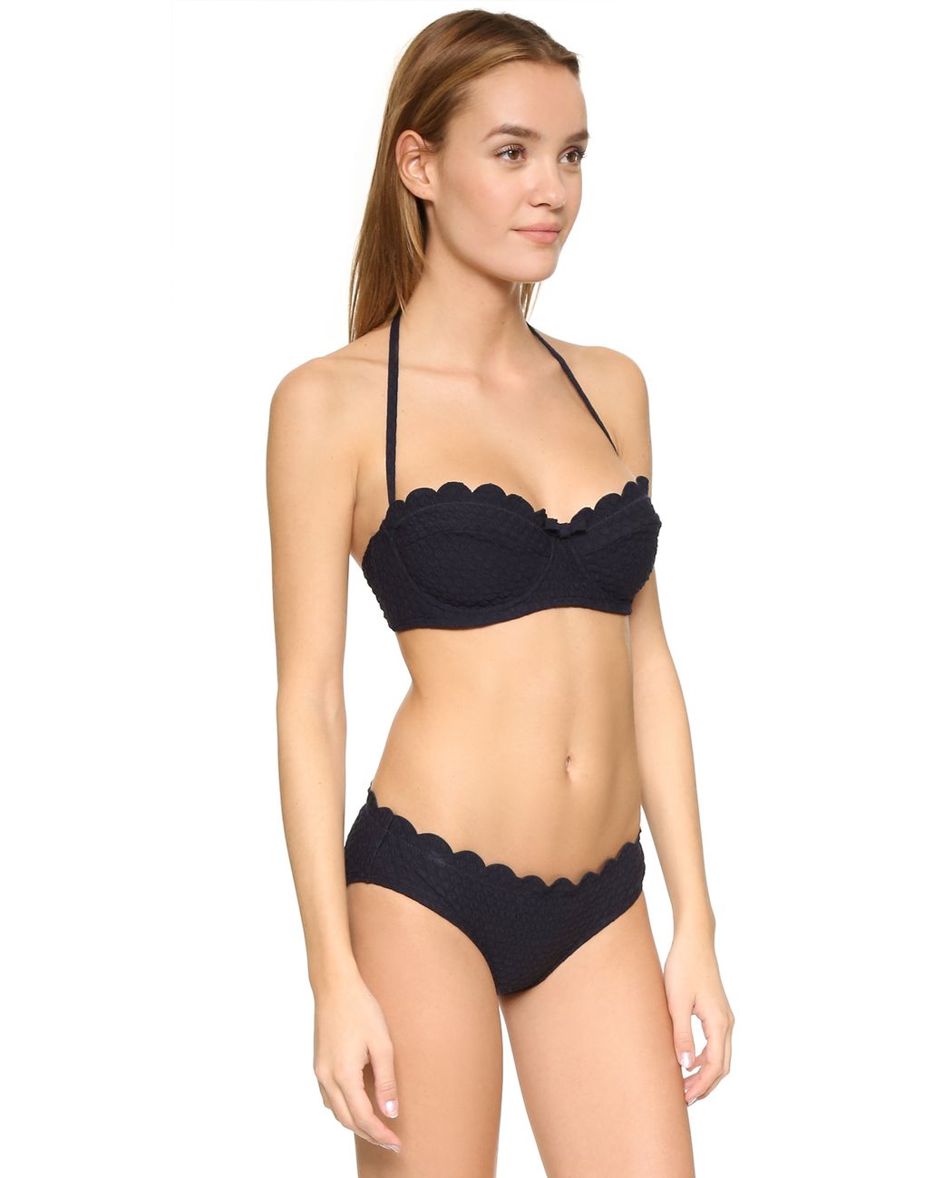 kate spade new york Women's Rosette-Detail Convertible Bandeau Bikini Top -  Macy's