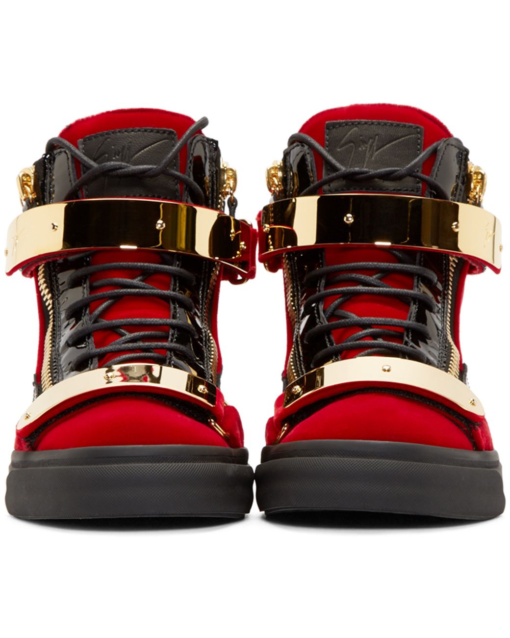 Giuseppe Zanotti Red Velvet High-top 