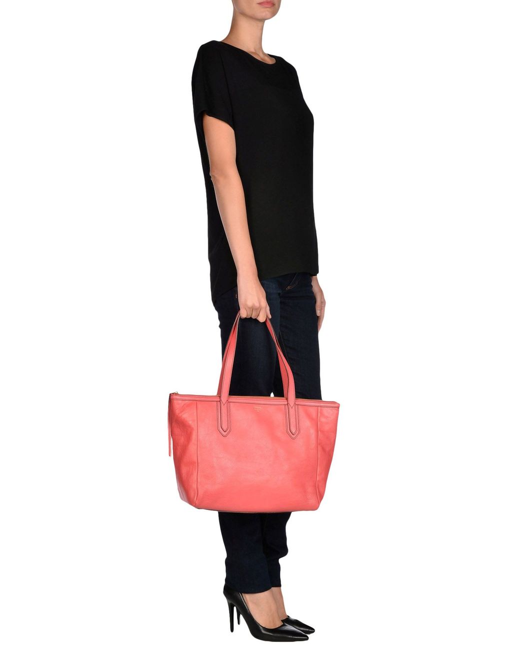 Cognac Cypress Tote | Leather Tote bag made in the USA by KMM & Co.