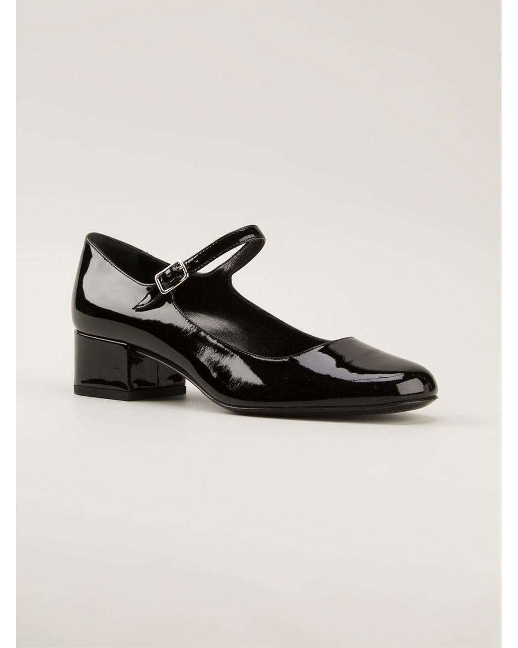 SAINT LAURENT 黒 エナメル メリージェーン SAINT LAURENT 黒 エナメル メリージェーン