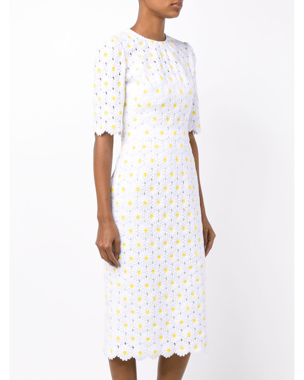 Daisy embroidered deals dress