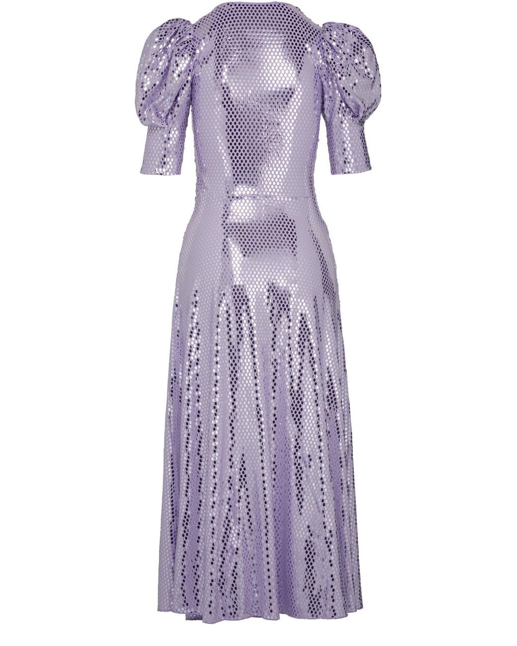 rotate birger christensen purple dress Rotate Birger Christensen Strapless 3D Flower Mini Dress