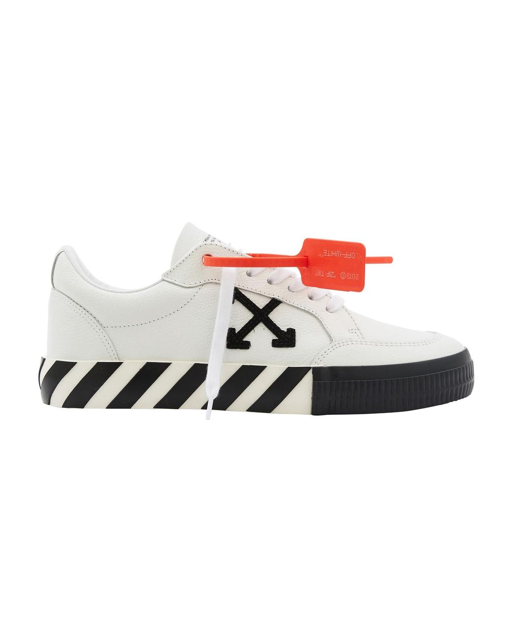 Off-White c/o Virgil Abloh Leather Arrow Low Vulcanized Sneakers In ...