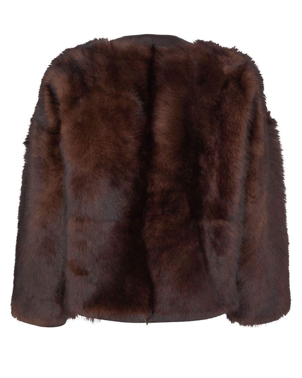 Loewe Brown Sheepskin Cardigan