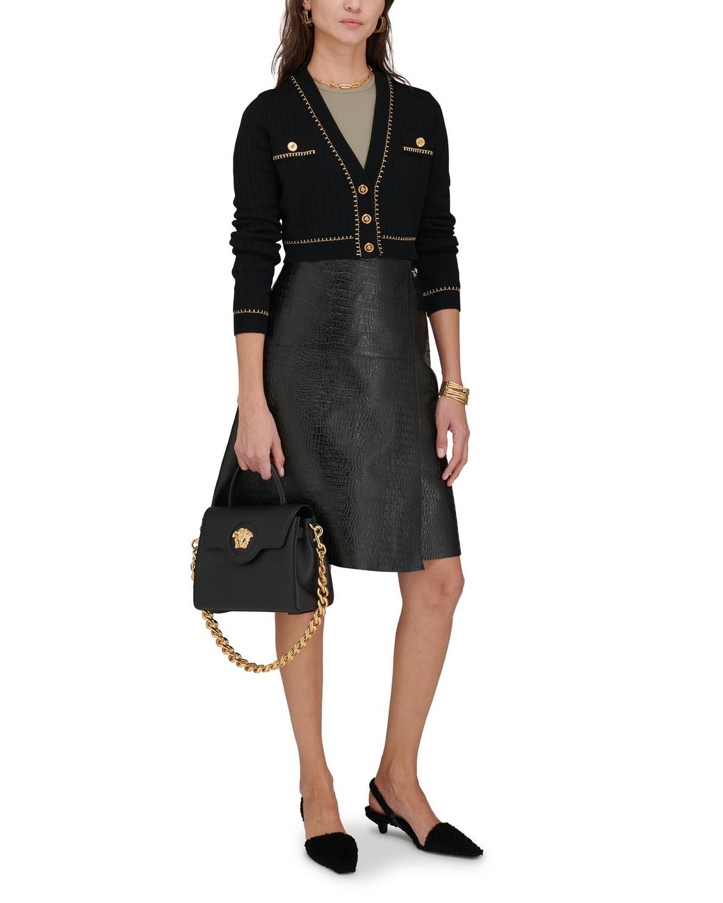 TOTEME The Slingback Mules in Black | Lyst