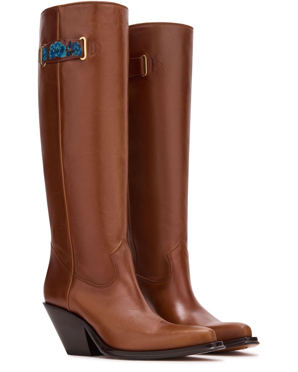 Chloé Brown Azelan Boots
