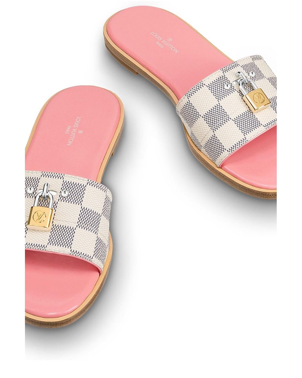 Louis-Vuitton-Lock-It-Padlock-Flat-Mule-Sandals  Fashion slippers, Mens  fashion edgy, Louis vuitton shoes
