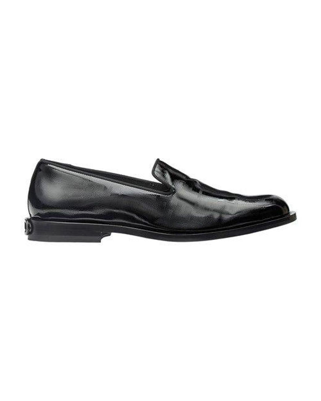 Fendi Patent Leather Slippers in Black for Men | Lyst