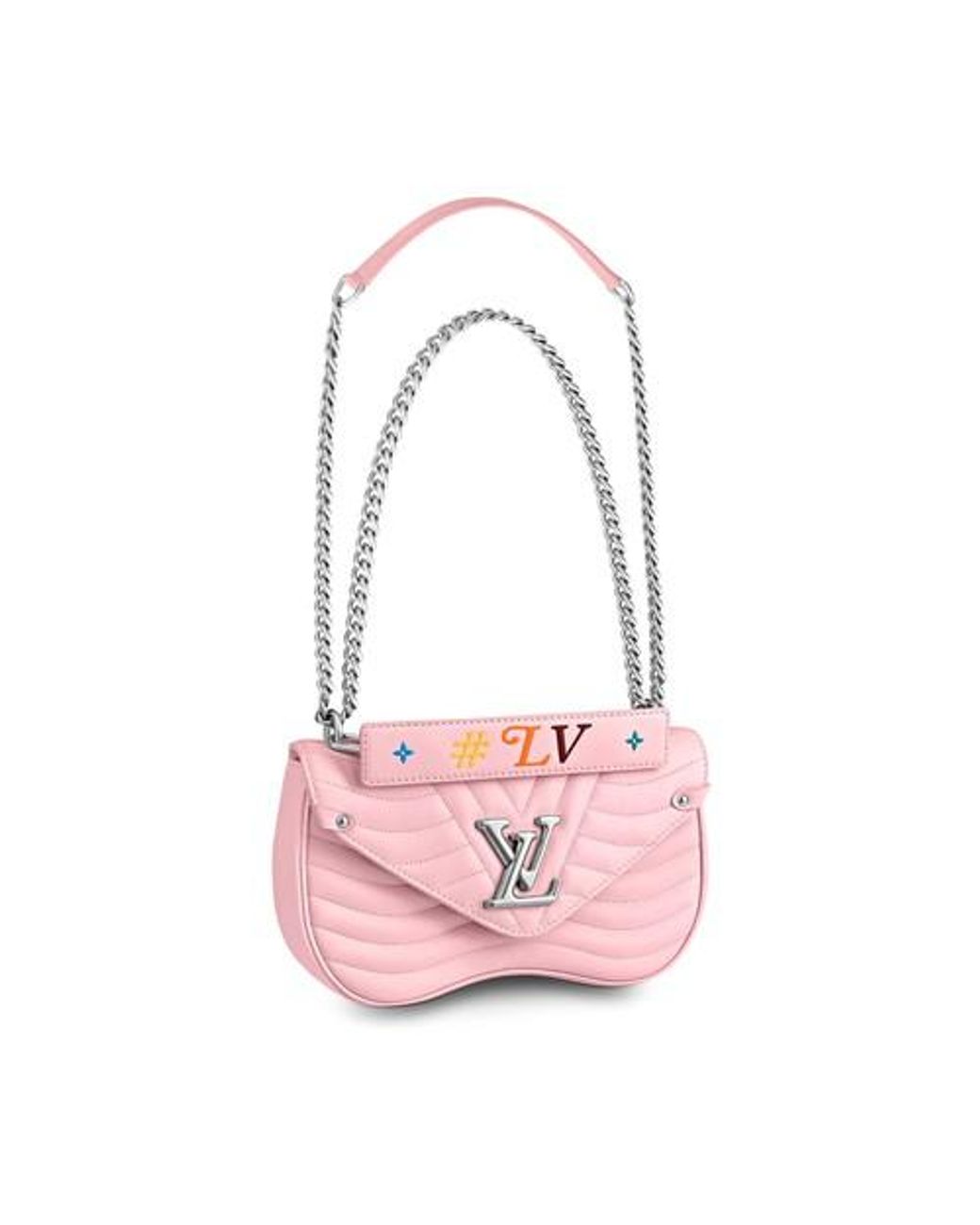 Louis Vuitton New Wave Chain Bag Mm in Pink | Lyst