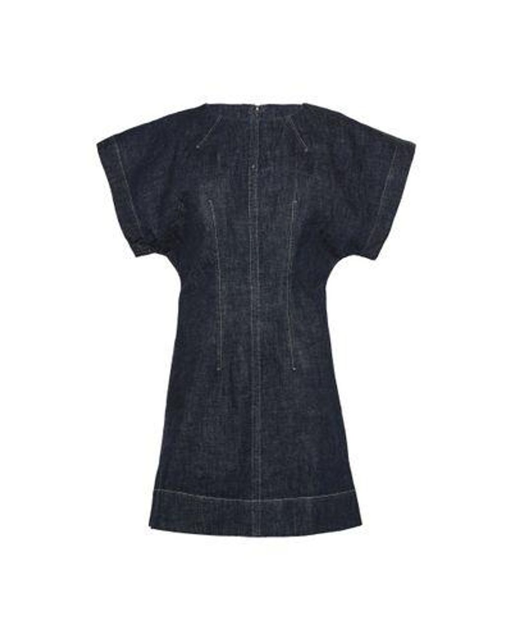 soeur denim dress Soeur Bambino Denim Mini Dress in Blue
