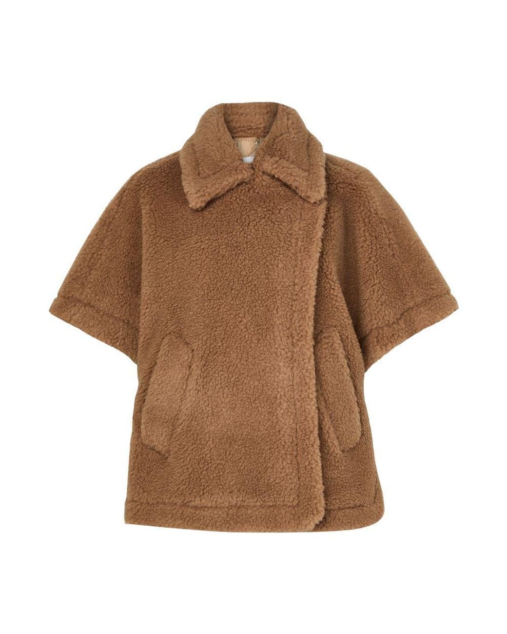 Max Mara Brown Tebe Teddy Cape