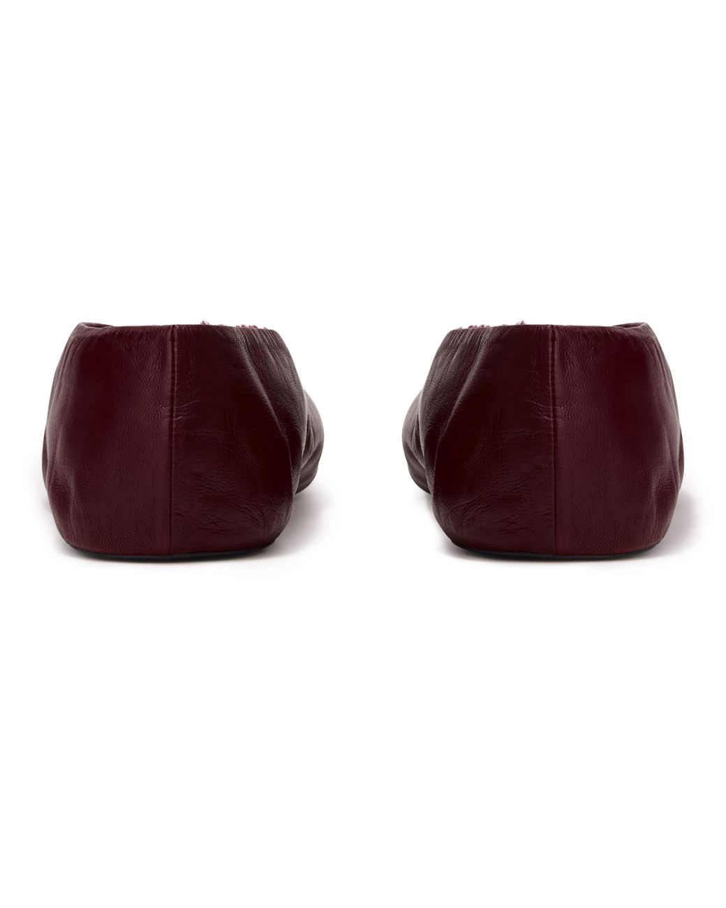 The Row Purple Stella Lederslipper