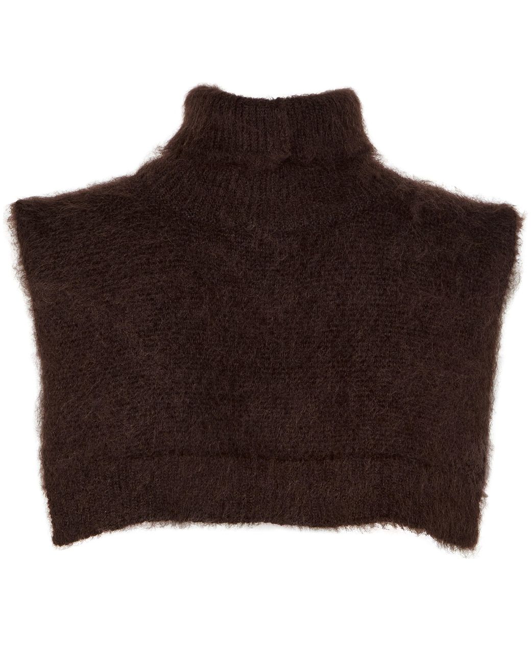 Moncler Brown Turtleneck Cape