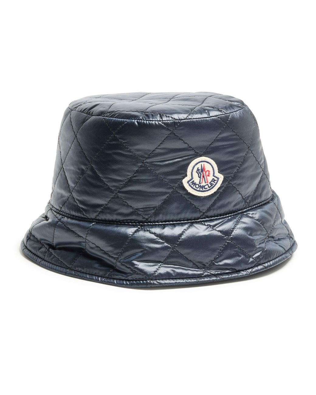 Moncler Blue Bucket Hat Mit Logo