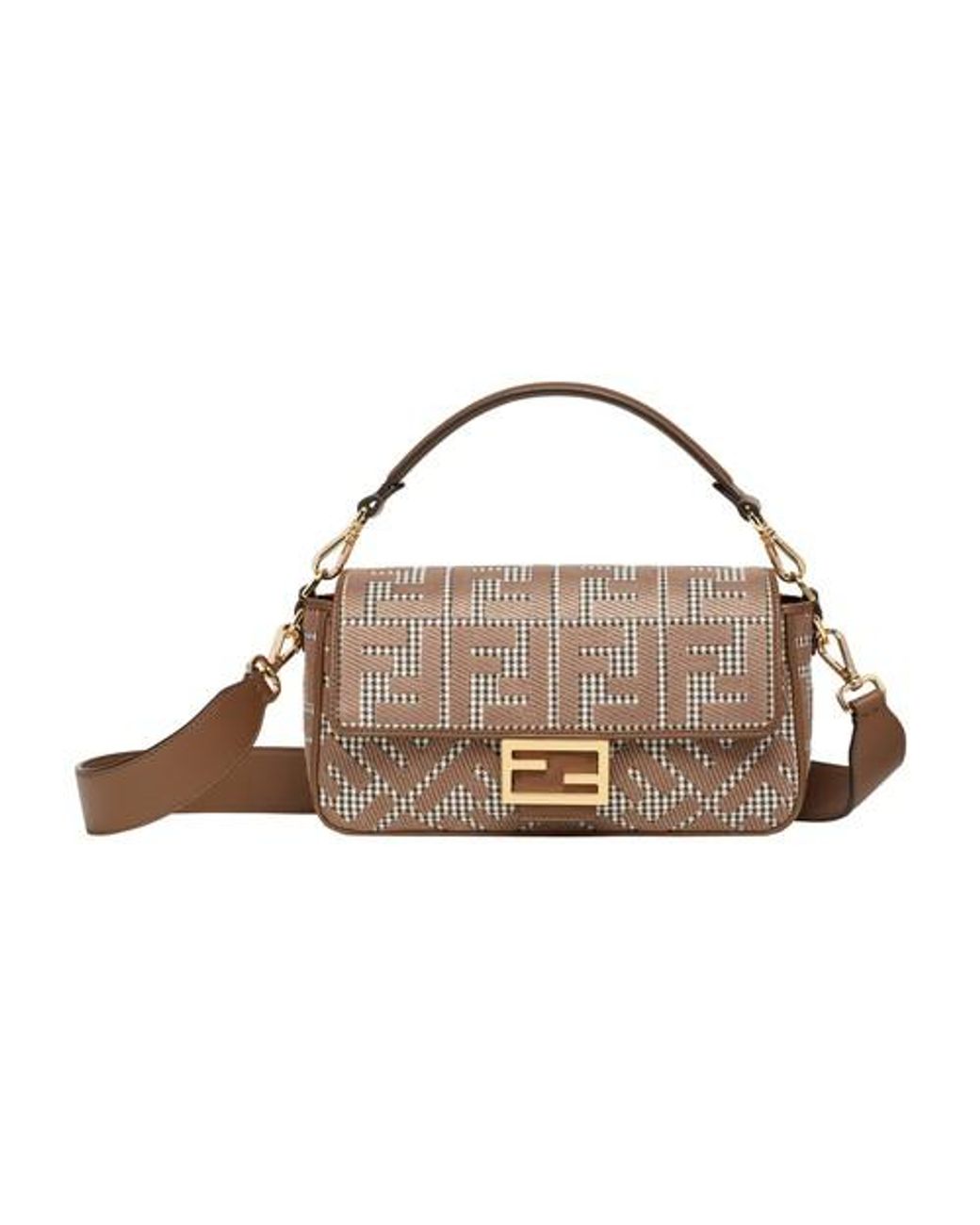 Fendi Baguette Bag in Brown | Lyst