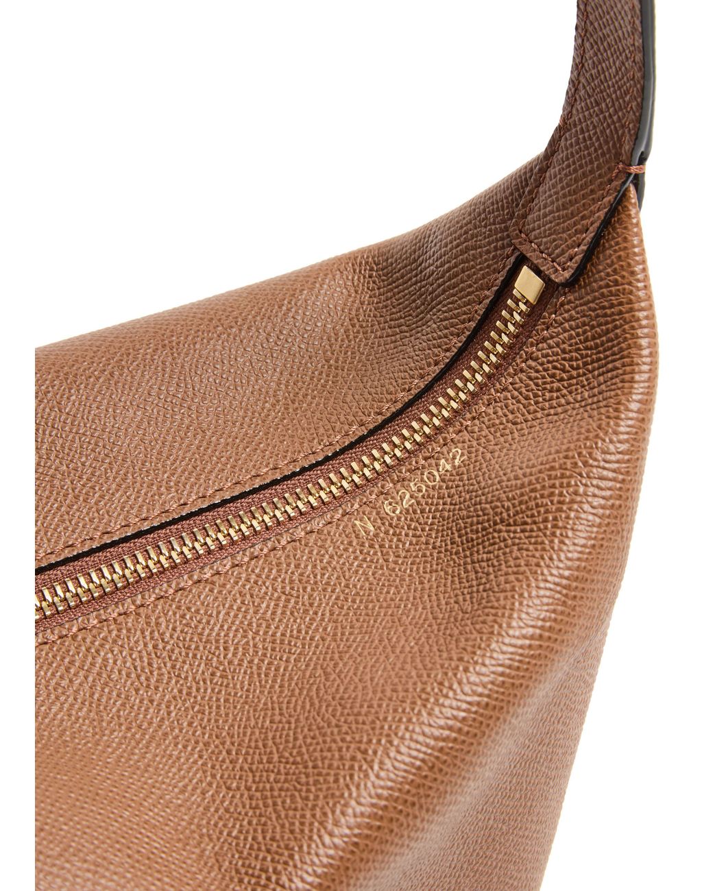 Valextra Brown Mochi Mini Handle Bag