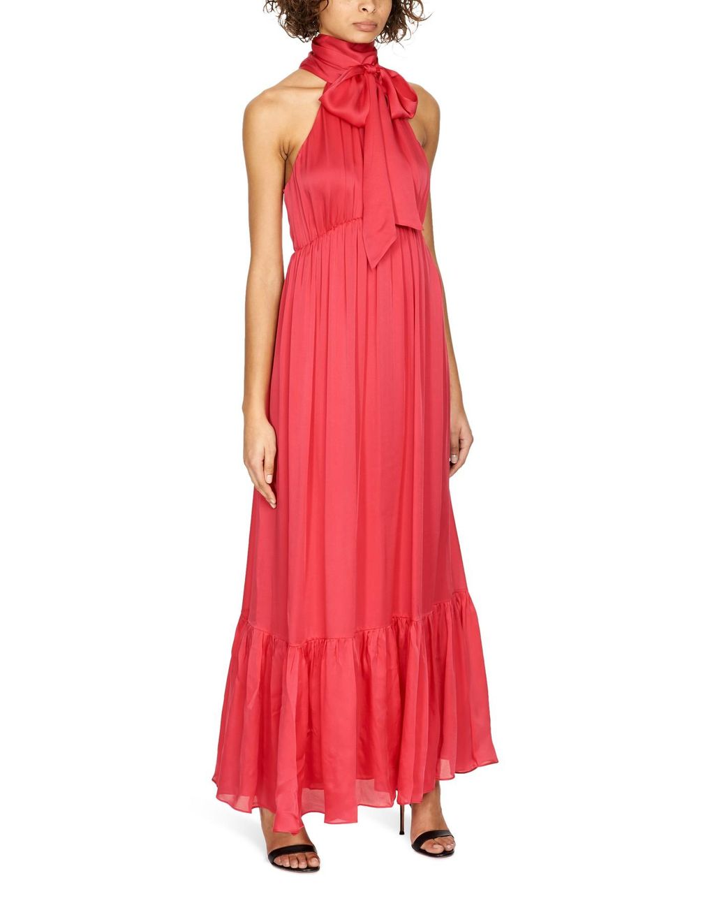 Zimmermann Silk Gathered Bow Tie Dress 
