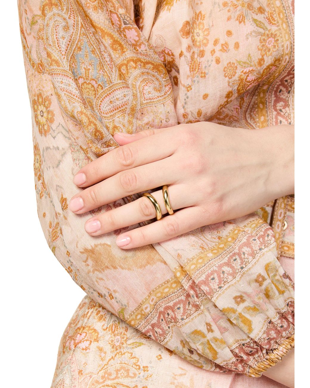 LIE STUDIO Metallic Ring Alma