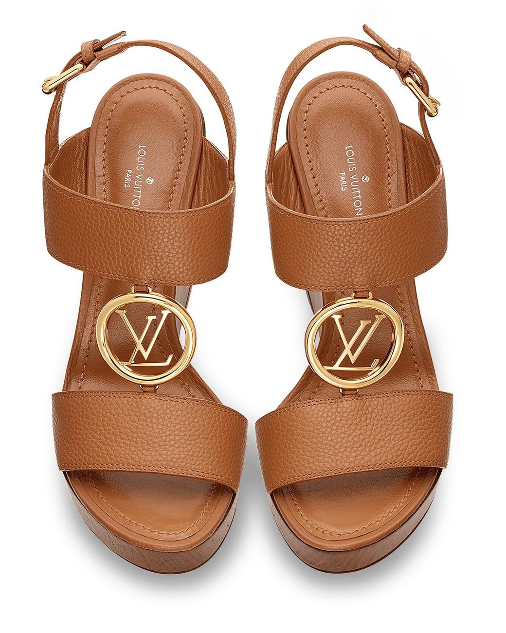 Louis Vuitton Maia Wedge Sandal , Womens Size 7