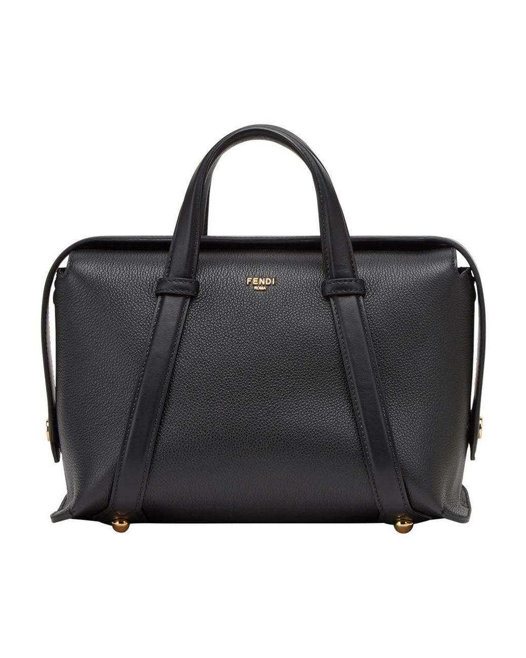 Fendi Boston 365 Bag in Black | Lyst