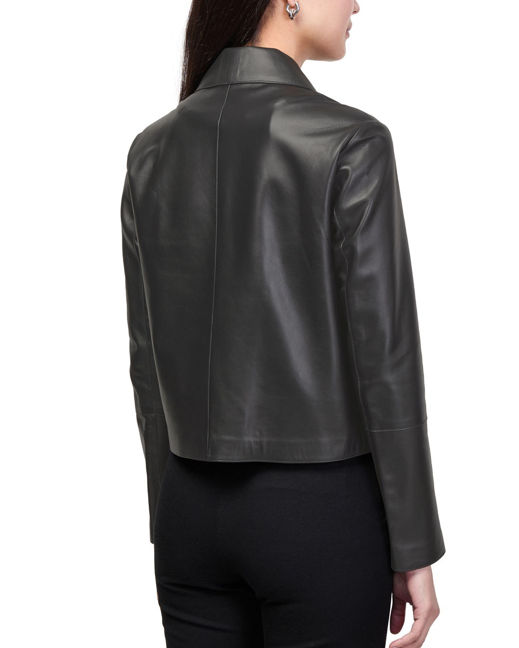 Arma Black Emy Lamb Leather Jacket