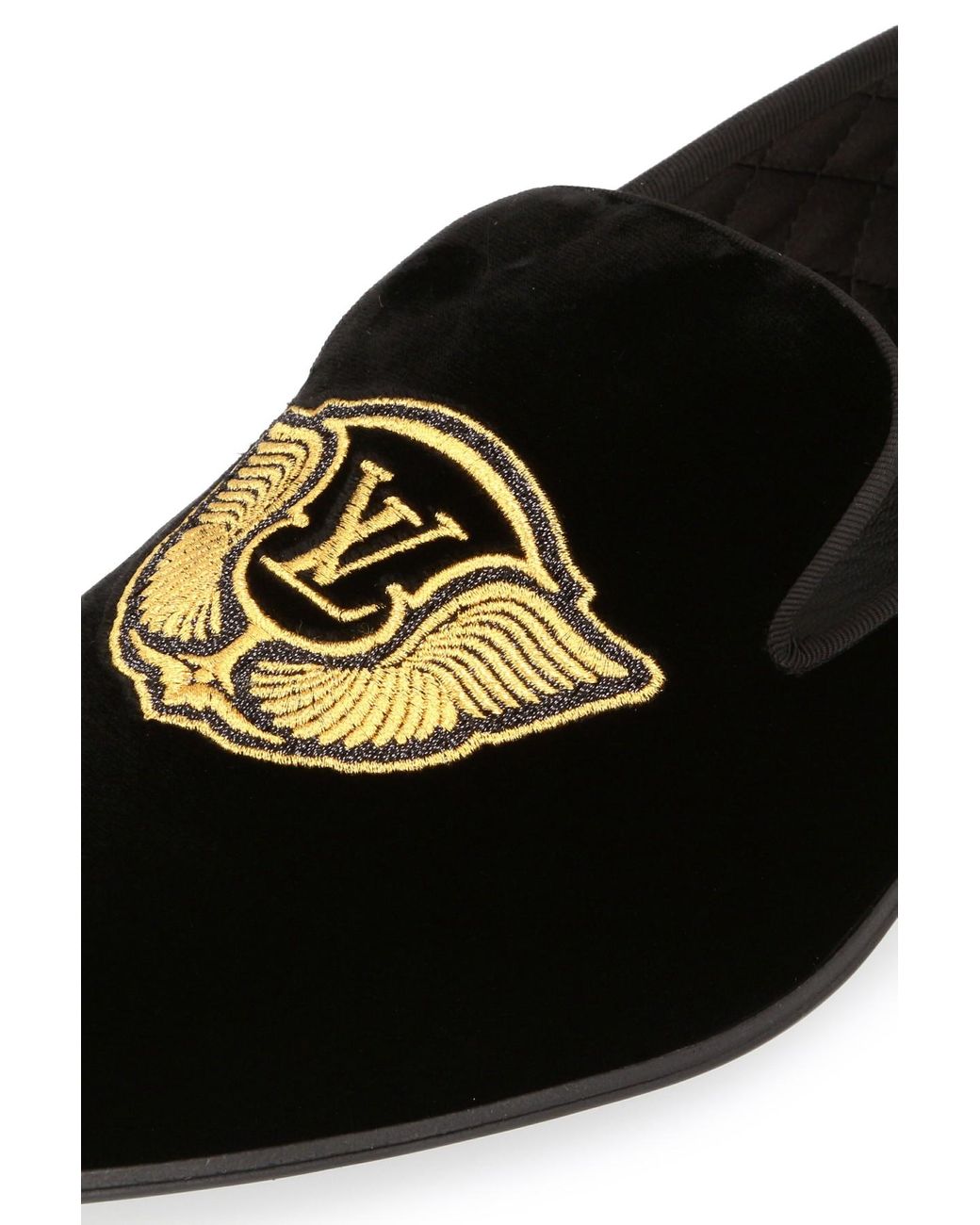 Louis Vuitton Auteuil Slipper in Black for Men Lyst