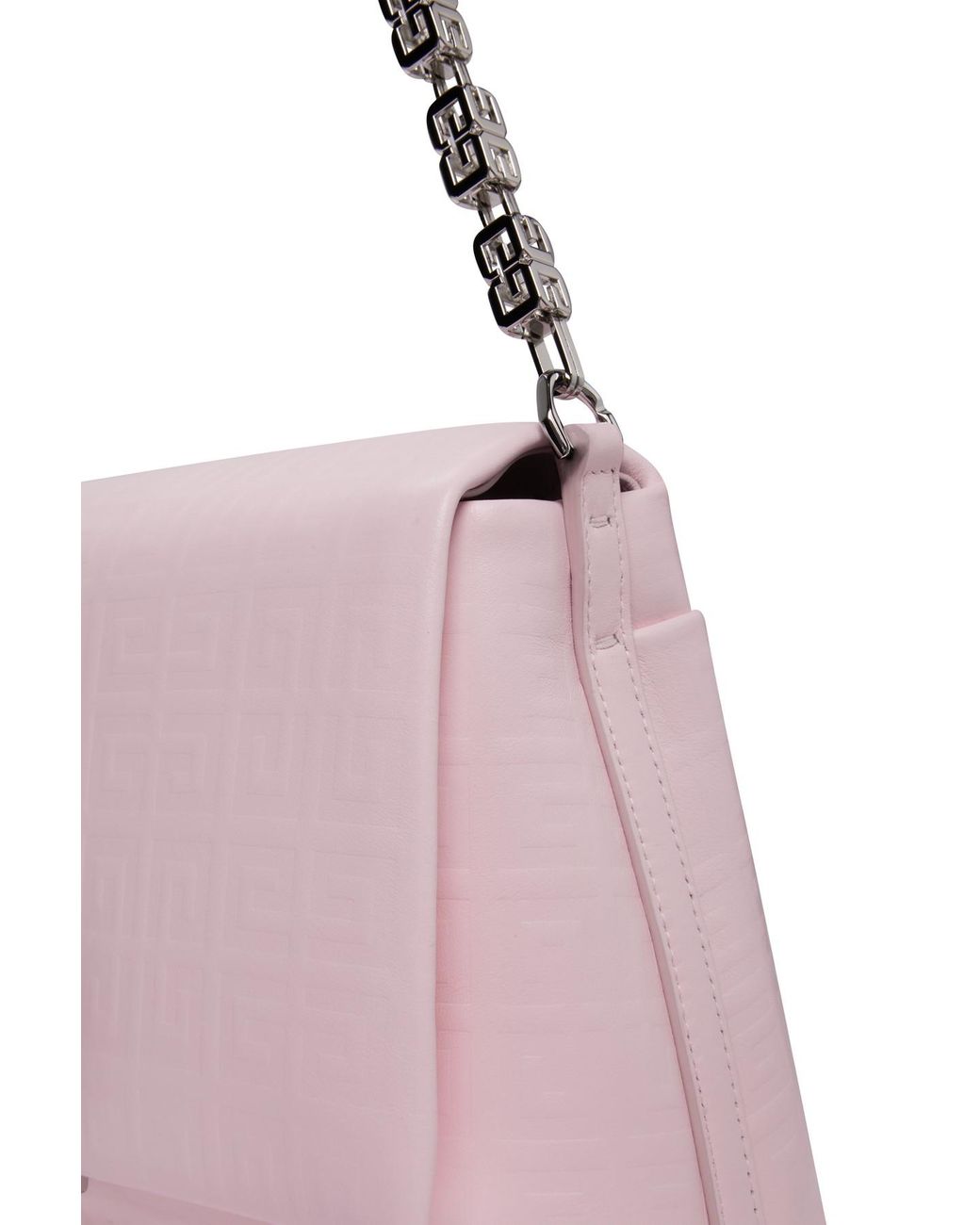 Givenchy Medium 4g Soft Bag In 4g Leather in Rose_printemps (Pink 