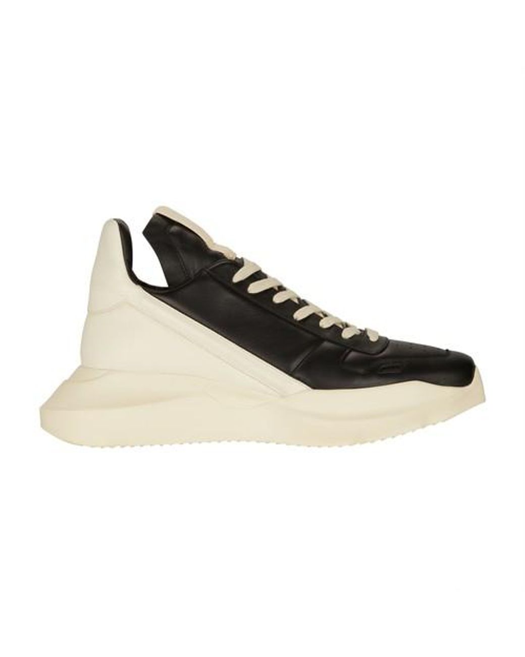 Rick Owens Leather Geth Runner Sneakers for Men - Lyst