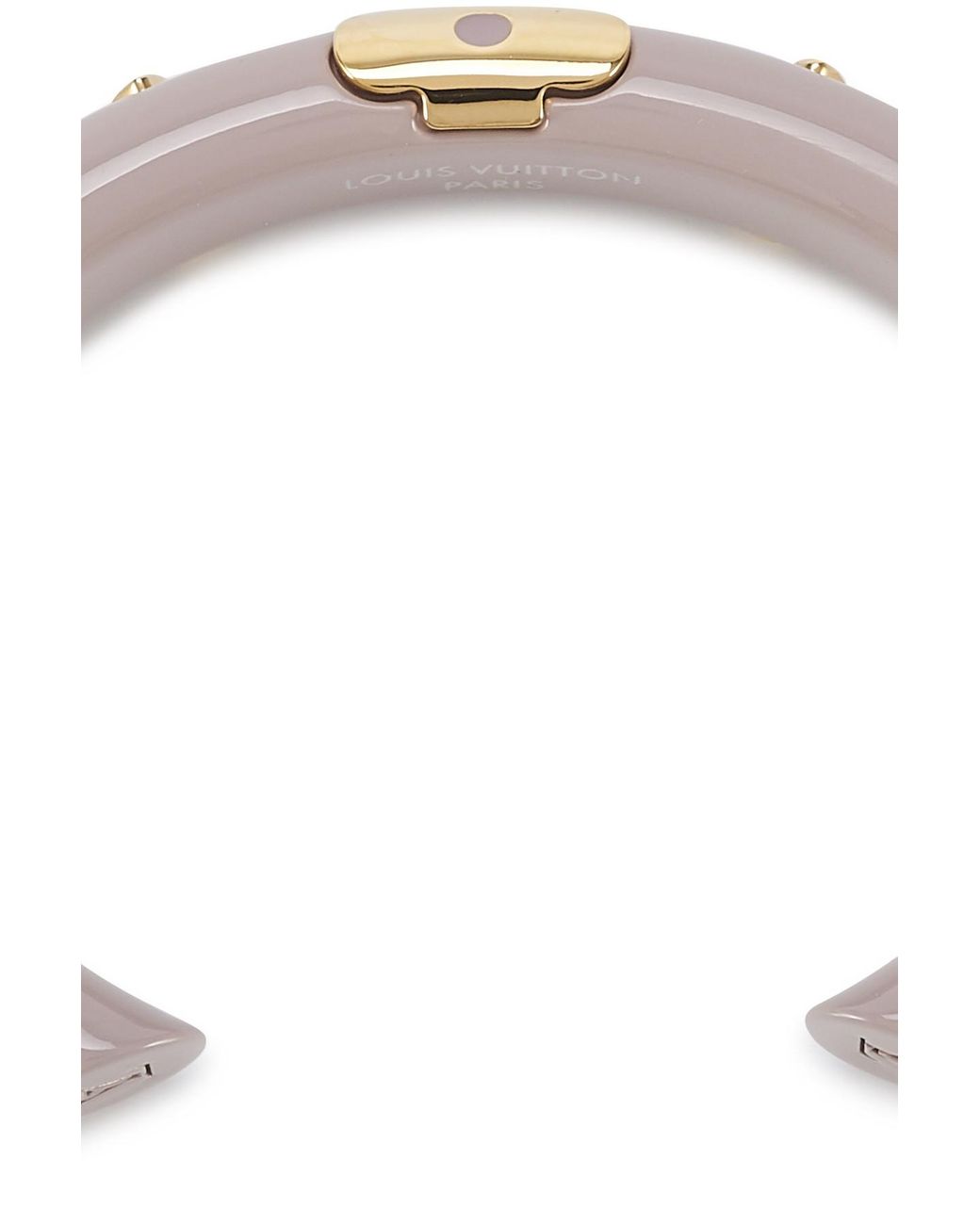 LOUIS VUITTON Metal Daily Monogram Bracelet M Gold 1167595