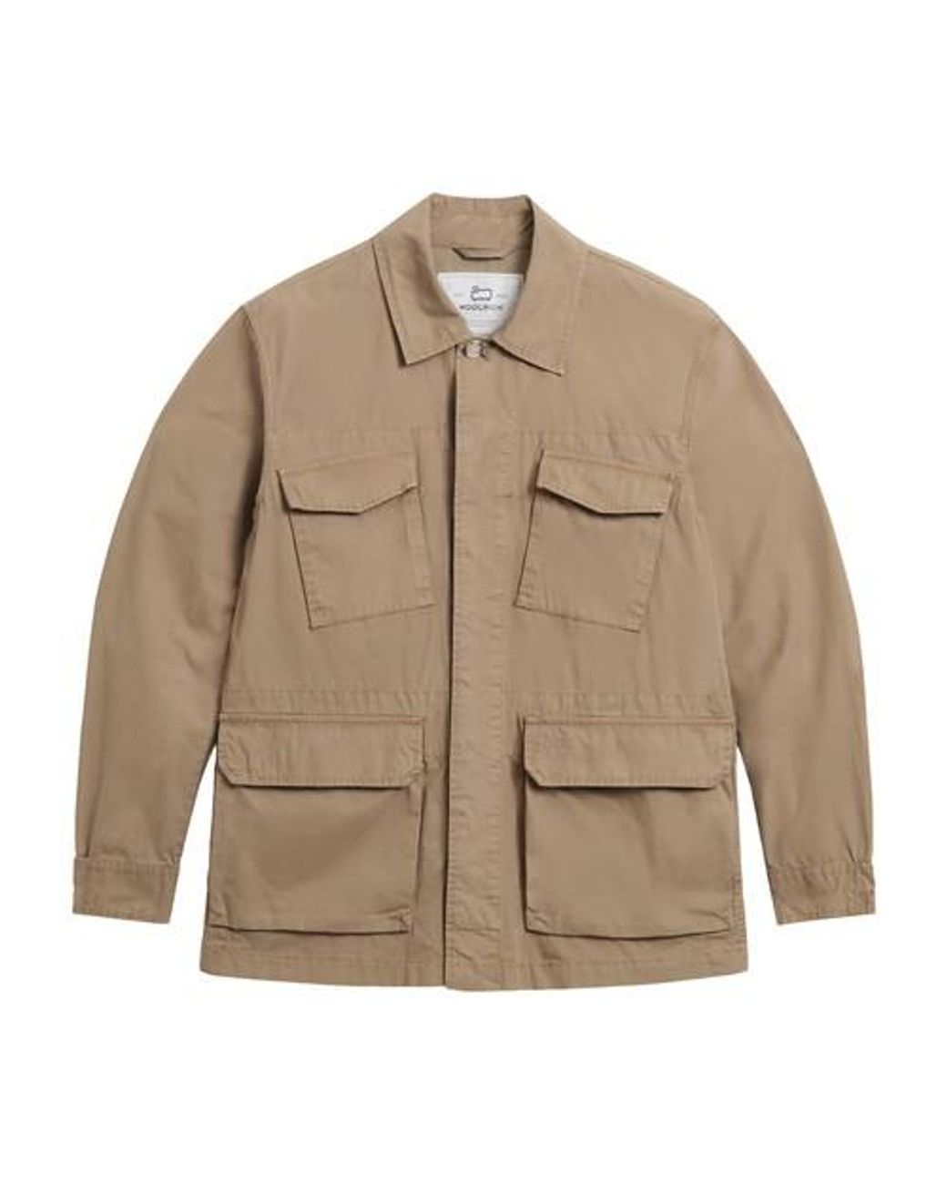 Woolrich Crew Field Jacket in Natural for Men Lyst